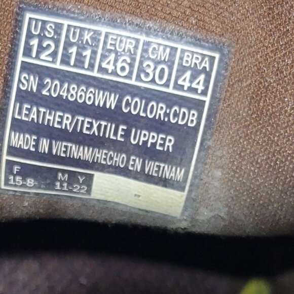 Skechers Parson Oswin Men's Size US 12 Brown Leather Slip On Shoes 204866WW - Picture 8 of 11